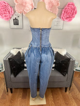 Load image into Gallery viewer, Favorite Moment Denim Jumpsuit
